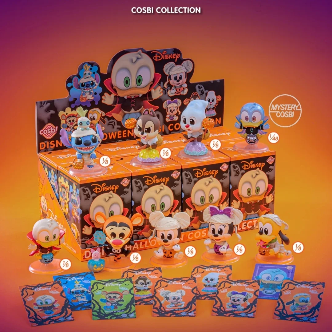 

Новый подлинный Disney Stitch A Рождественский кошмар, часть 2, косби, слепая коробка, мини-фигурки, загадочная коробка, украшение с Микки, подарок на Хэллоуин