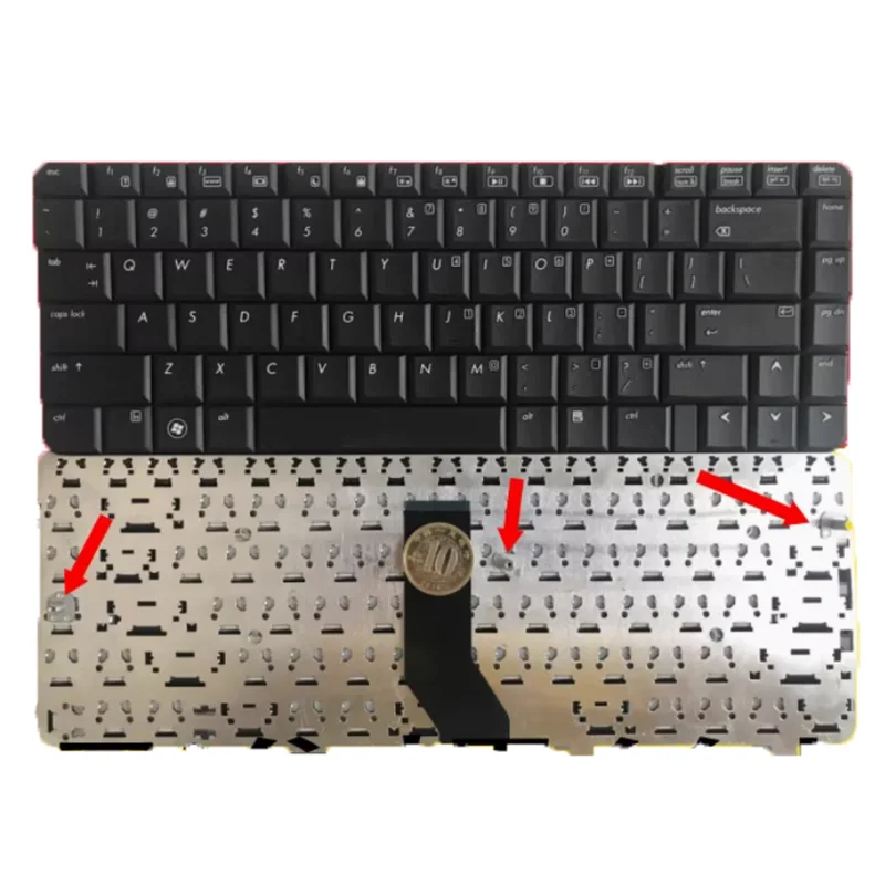 US Layout for HP Pavillon DV3 DV3-2000 2126TX 2228TX 2309TX C54C Laptop Keyboard