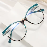 Lunettes de vue BEMORE Butterfly anti-lumière bleue TR90 en métal, myopie, verres progressifs, lunettes médicales pour femmes 2
