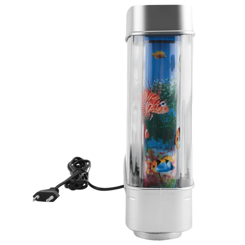 

AA51 Night Light Ornamental Fish Light Dynamic Virtual Ocean Dolphin Artificial Tropical Landscape Cute Room Decoration EU Plug