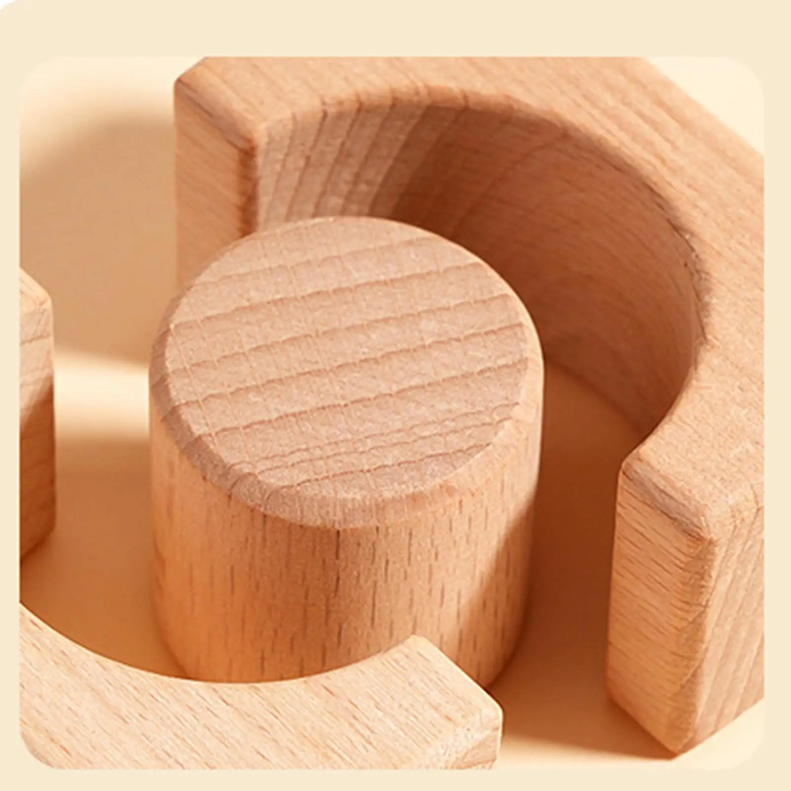 Grands blocs de construction en bois, jouet éducatif pour enfants en bas âge, bloc en bois naturel, jouet d'apprentissage pour jeux préscolaires, jeu pour bébé