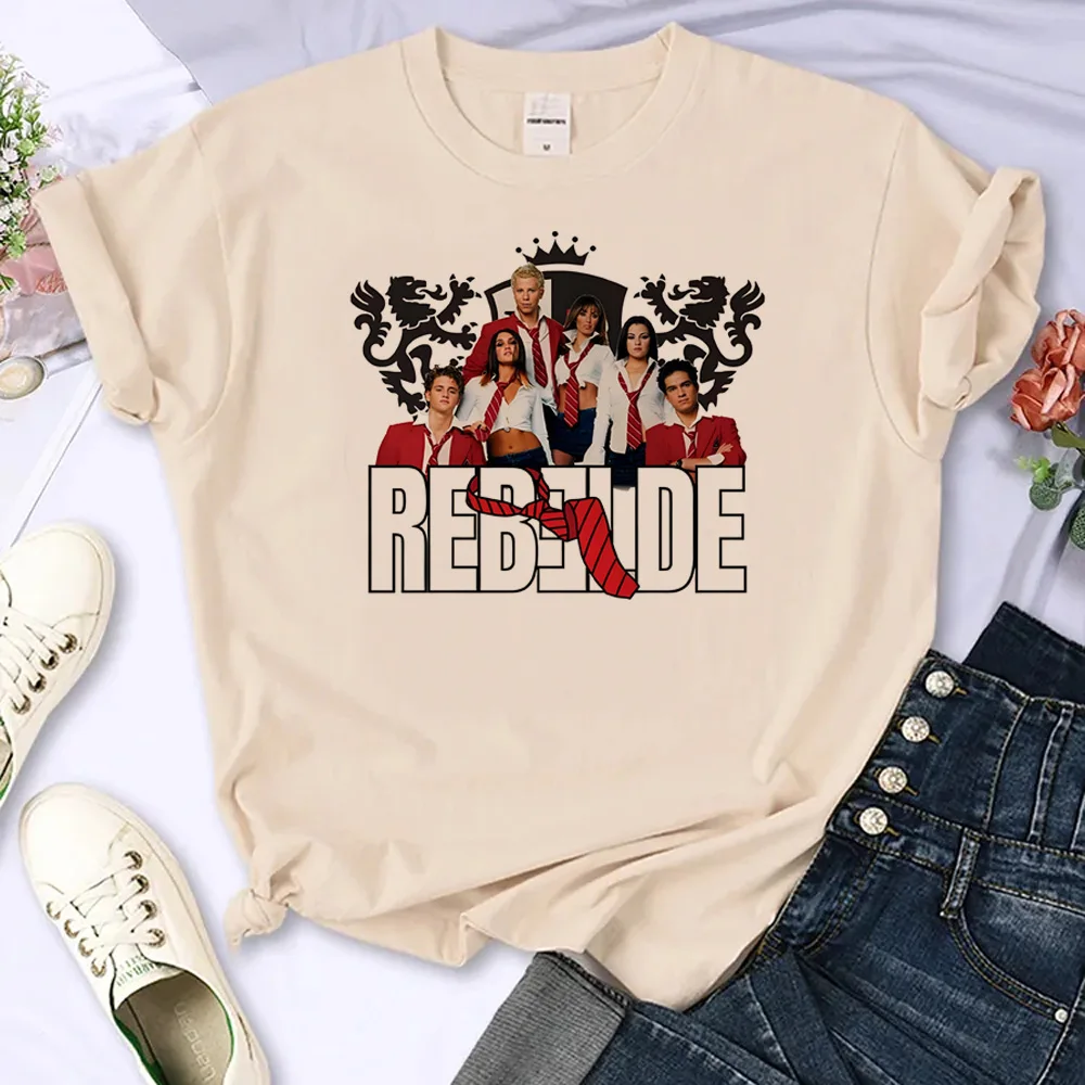 Rbd top women funny graphic streetwear t-shirts girl anime clothing