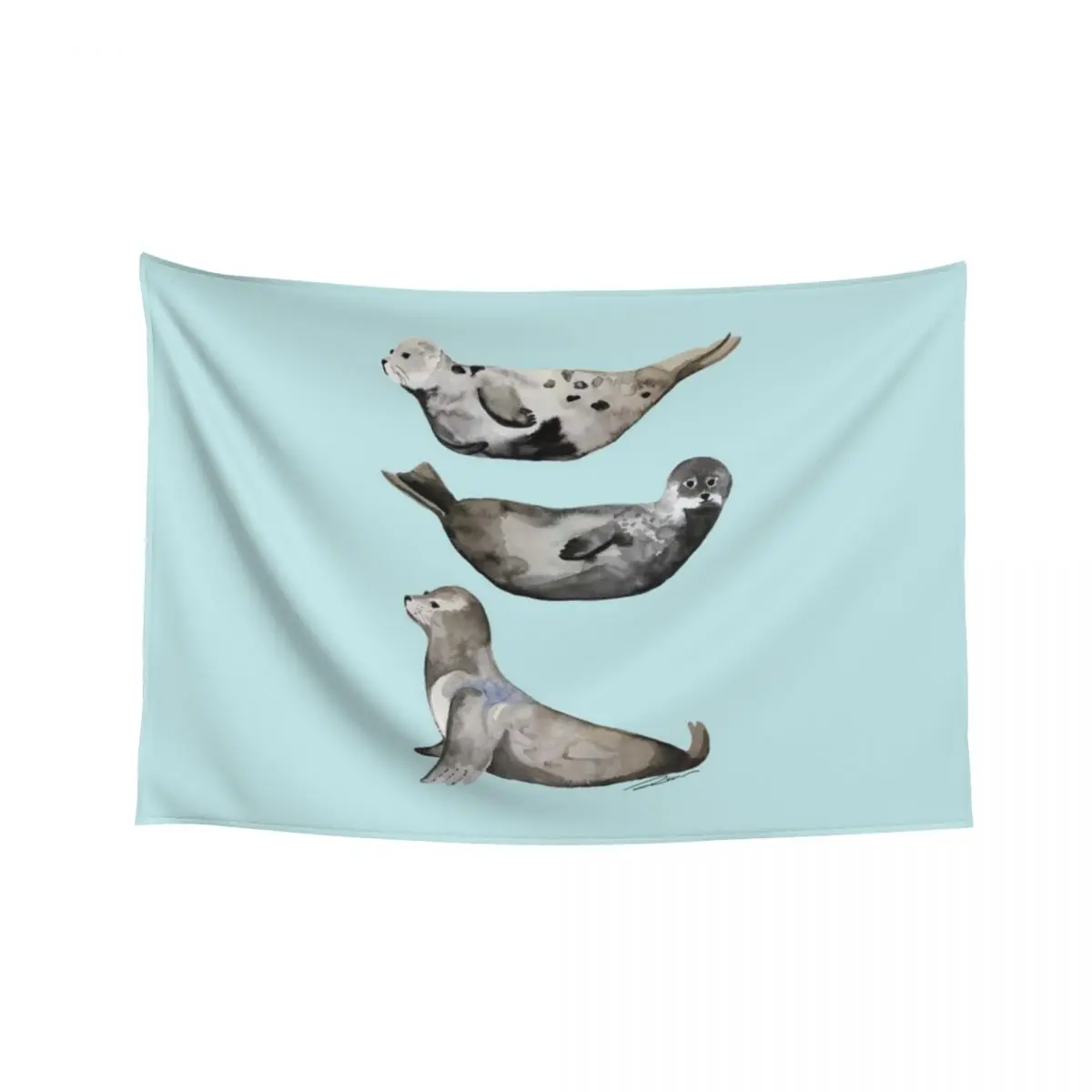 

La Jolla Seals Tapestry Decor For Bedroom Aesthetic Decoration Wall Hangings Decoration Tapestry