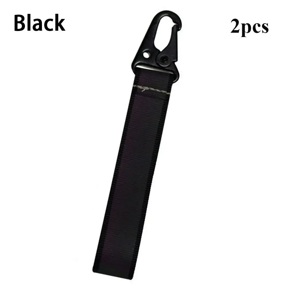 6 Colors Webbing Material Outdoor Tools Safety Reflective Keychain Outdoor Reflective  Keyring Pendant High Visibility