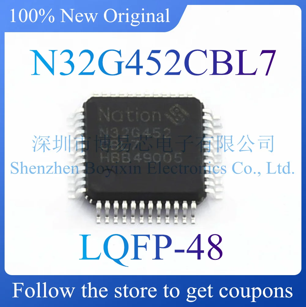 NEW N32G452CBL7.Original Product.LQFP-48