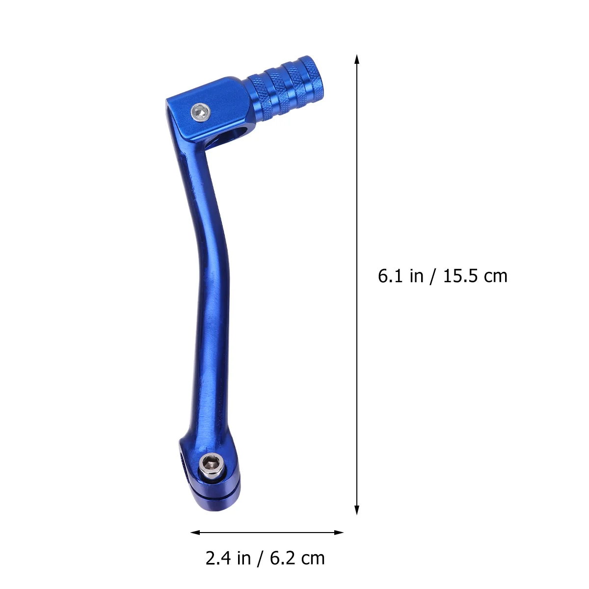 

Folding Motorbike Lever Gear Blue Cnc Machined Durable Easy Installation High Efficiency Motorcycle Brake Pedal
