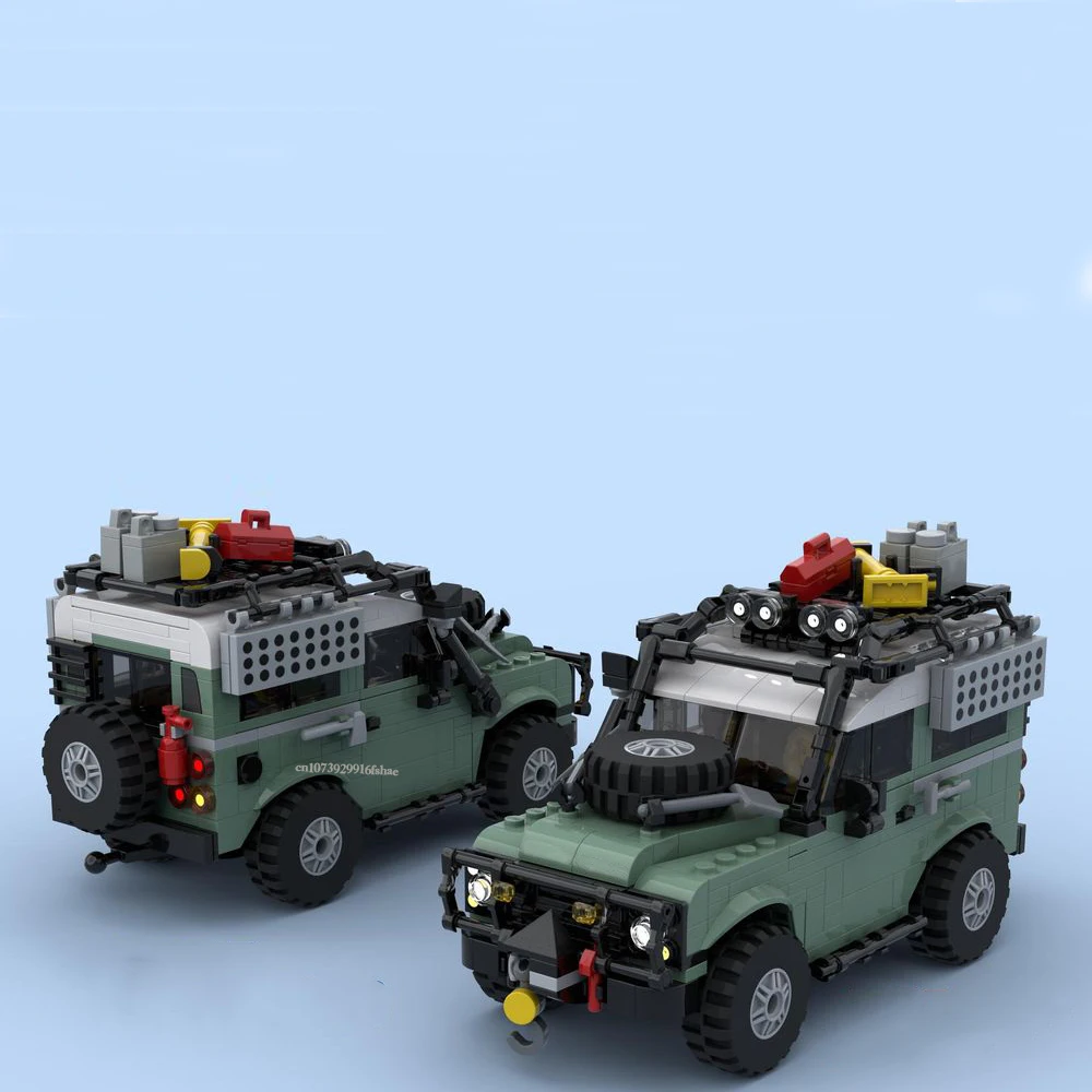 New 588PCS Lands Rover Classic Defender 90 City Off-road Car DIY creative ideas childToy BirthdayGift Technical blocks MOC-10317