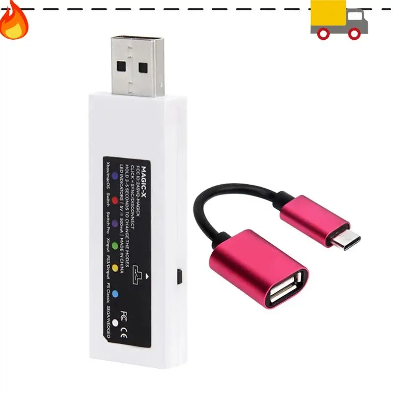 

For MAGIC-X USB Wireless Adapter For PS5/PS4 To Series X/S/Xbox1/PS3/Switch/Raspberry Pi/Steam/Sega/PC/Neog
