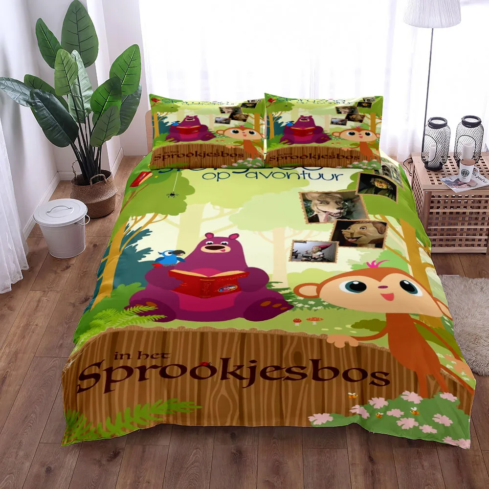

New Wakfu Bedding Set Single Twin Full Queen King Size Bed Set Adult Kid Bedroom Duvet Cover Sets Wakfu 3D Print Bed Sheet Set