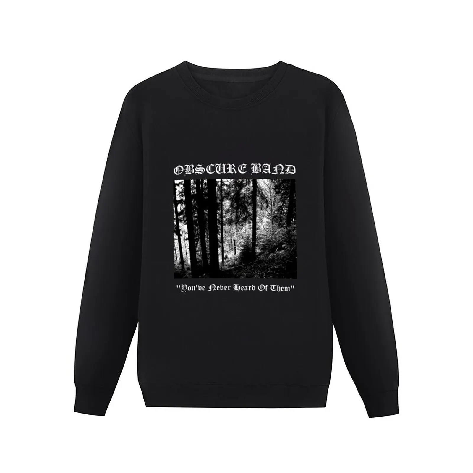 Obscure Band Pullover Hoodie men clothing streetwear men aesthetic sweatshirts