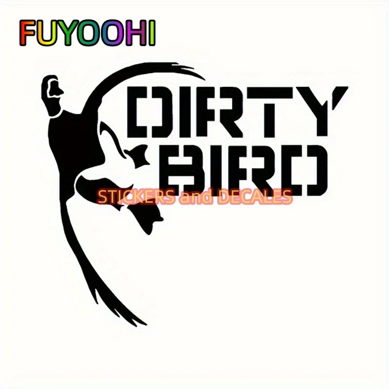 FUYOOHI Dirty Bird Waterbirds Duck Hunting Funny Car Sticker For Window Laptop Vinyl Car Decals