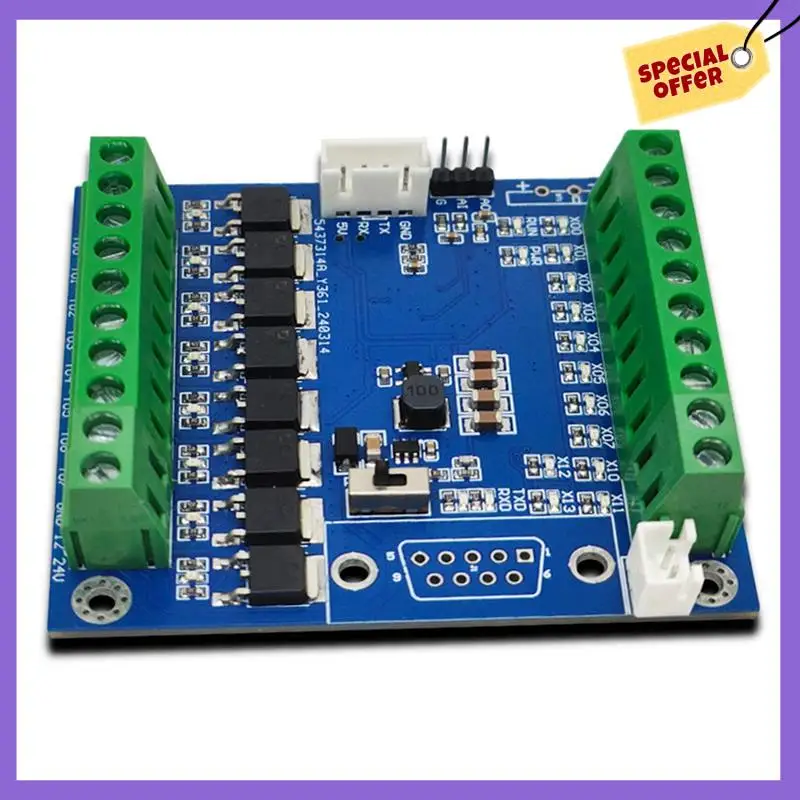 -A96Z 2X Simple PLC Module For Mitsubishi FX3U Delay Module 20MT 12 In 8 Out Transistor Version Module