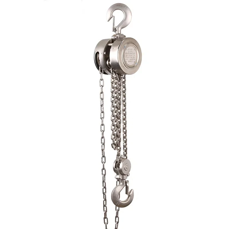 

Competitive price manual operated stainless steel chain hoist 0.5-10 ton food factory