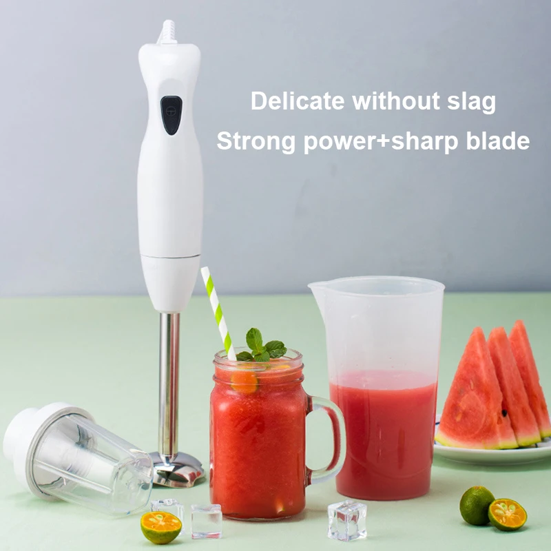 Handheld Electric Food Blender Mixer Detachable Egg Beater Meat Grinder Ice Chopper Whisker Cup Fruit Vegetable Juicer