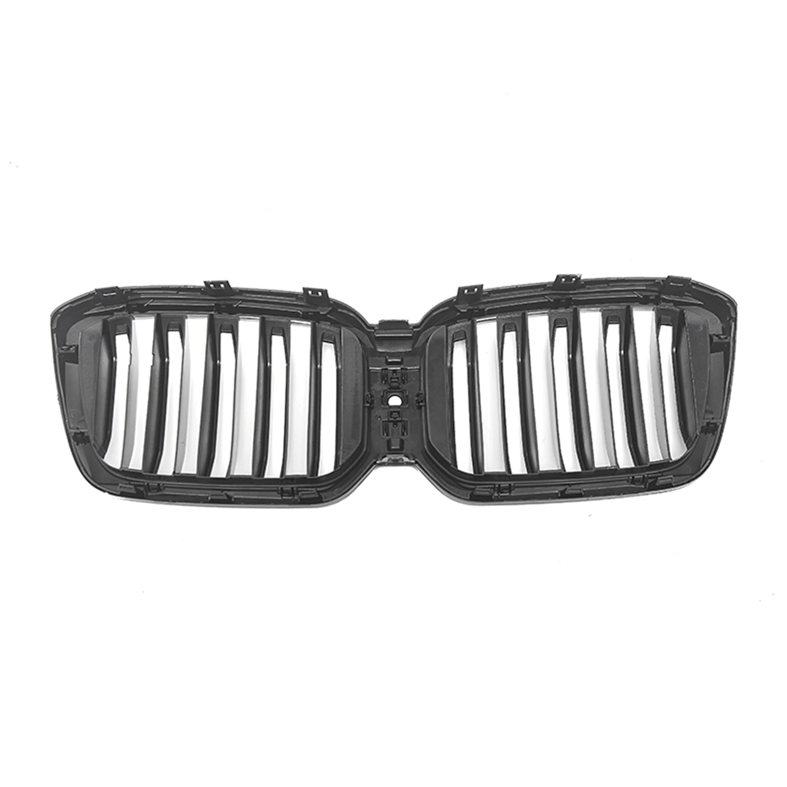 Racing Grill Car Front Kidney Grille Double Line Style For BMW X3 X4 G01 G08 G02 2022 Gloss Black Upper Bumper Hood Intake Mesh