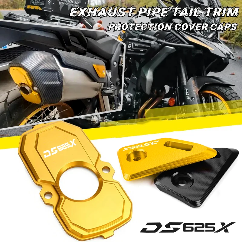 

For VOGE DS625X DSX 625 DSX DSX625 625dsx 2025 2026 Motorcycle Accessories Aluminum Exhaust Pipe End Trim Cover Protector Slider