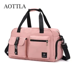 AOTTLA-Bolso de mano multifunción para mujer, bolsa de viaje deportiva informal, bandolera de gran capacidad, 2023