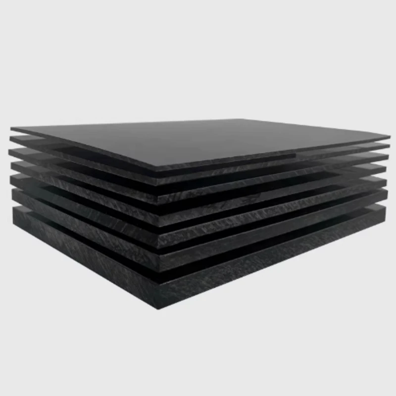 Black HDPE Board Wear Resistant PE Plate Polyethylene Handmade Model Plastic Gaskets Cutting Carving Processing Thick 1mm-30mm