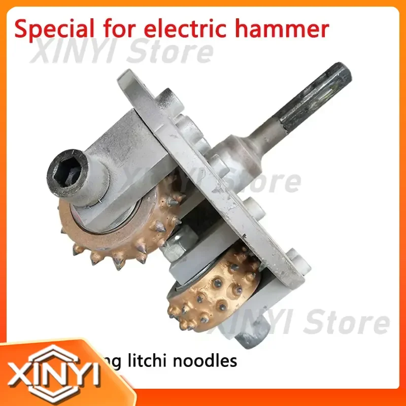 Electric Chiseling Hammer for Concrete Stone Brick Masonry Demolition Grinding Wheel Litchi Hemp Surface Alloy Plate