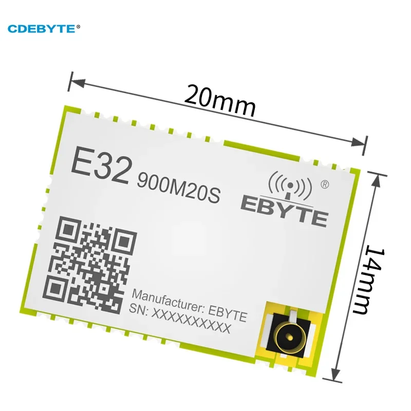 SX1276 Lora Wireless Module 868/915MHz 5KM Long Distance E32-900M20S SPI Low Power Consumption LoRa Spread Spectrum Module