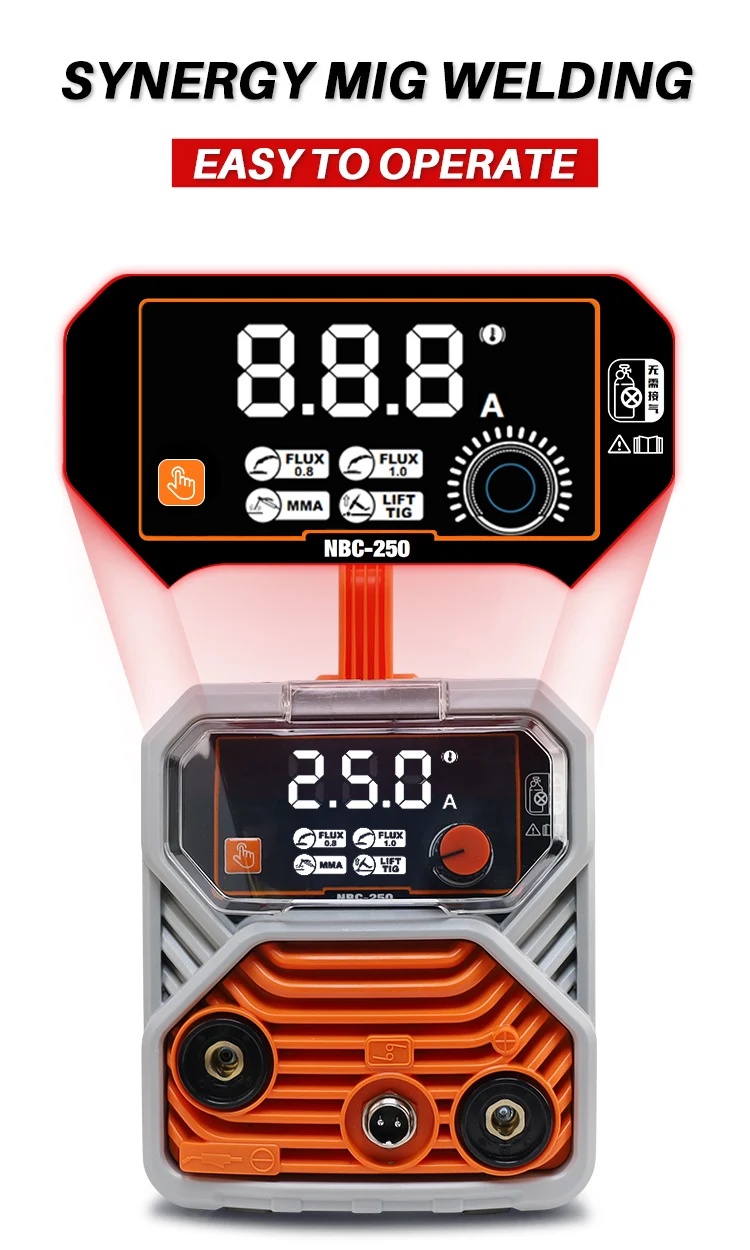 

120Amp Igbt Inverter No Gas Tig Mig Mma 3 in 1 Welding Machine Portable Gasless Mig Welders Arc Mig Welding Machines