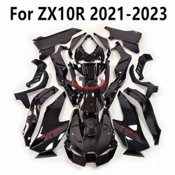 Motorcycle For Kawasaki ZX10RR ZX10R ZX 10R 2021 2022 2023 Full Fairing Kit Bodywork All Shiny Black Cowling Injection