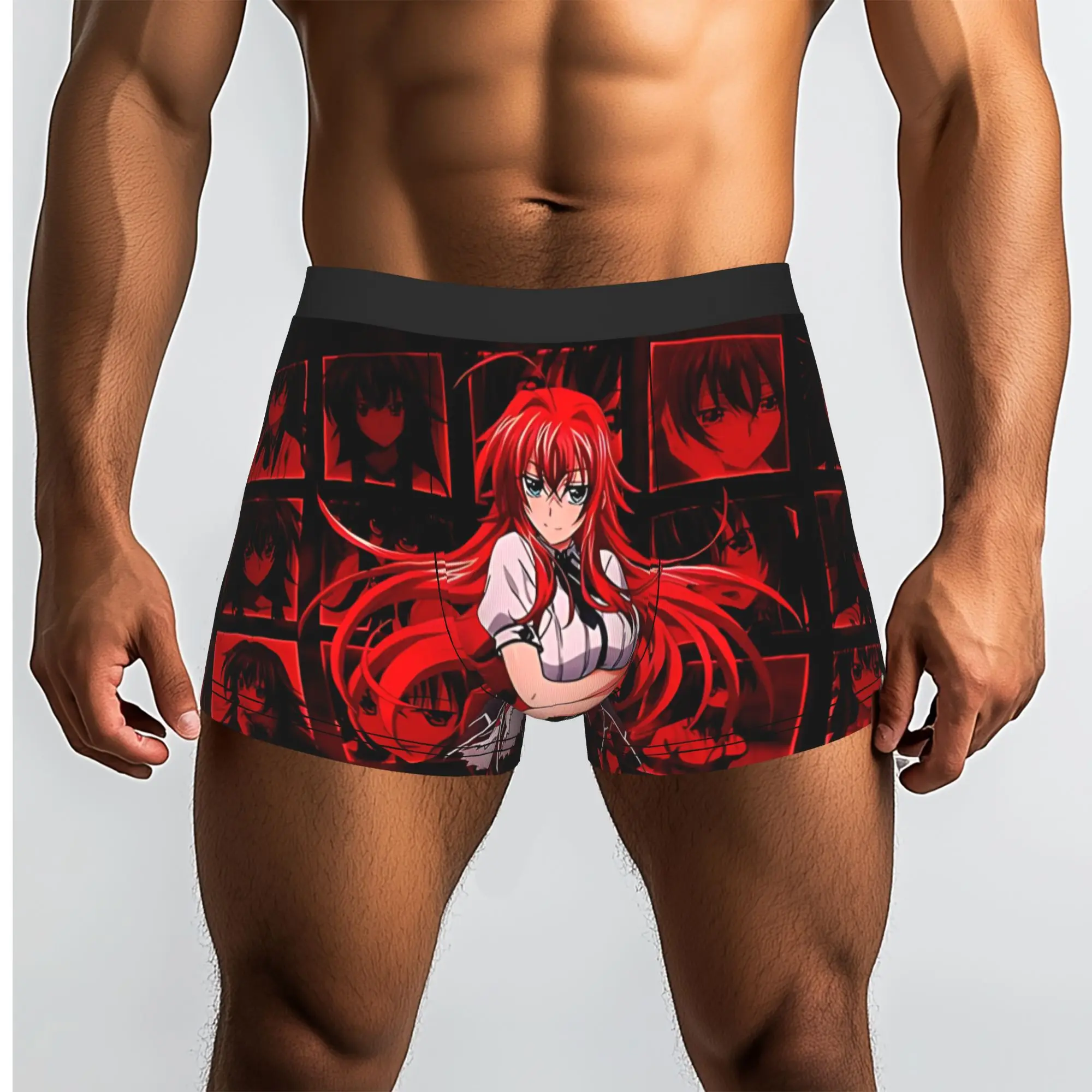 Fashion Anime Game Theme Of Sexy Girls Underpants adults 18 plus Breathbale Panties Men Underwear Print Shorts Boxer Briefs