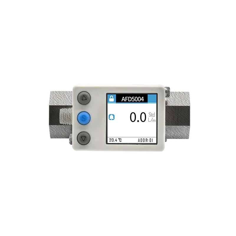 ASAIR Vortex Liquid Water Flow Meter Sensor Replacing SMC Water Digital Flow Switch AFD Series