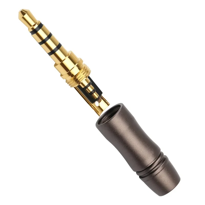 Earphone Soldering Connector 2.5mm 3.5mm Earphone Plugs 2/3/4 Pole Mono Stereo 2.5/3.5Mini Jack Headphone Extended Adapters