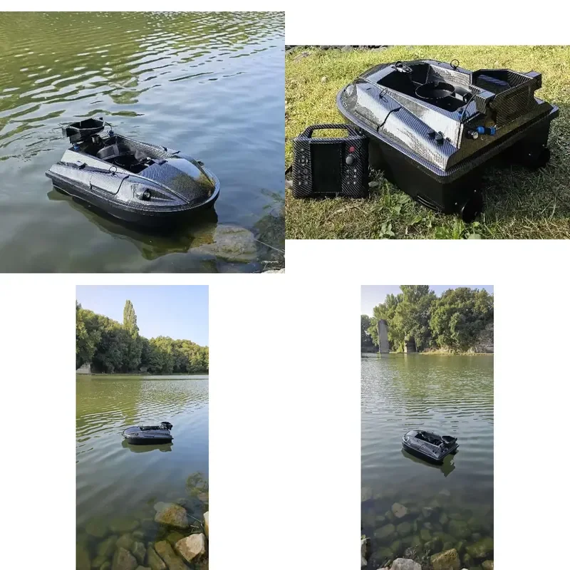 M60 New Version Fishing Bait Boat with GPS +sonar Fishing Finder +color Display Screen + Bait Spreader