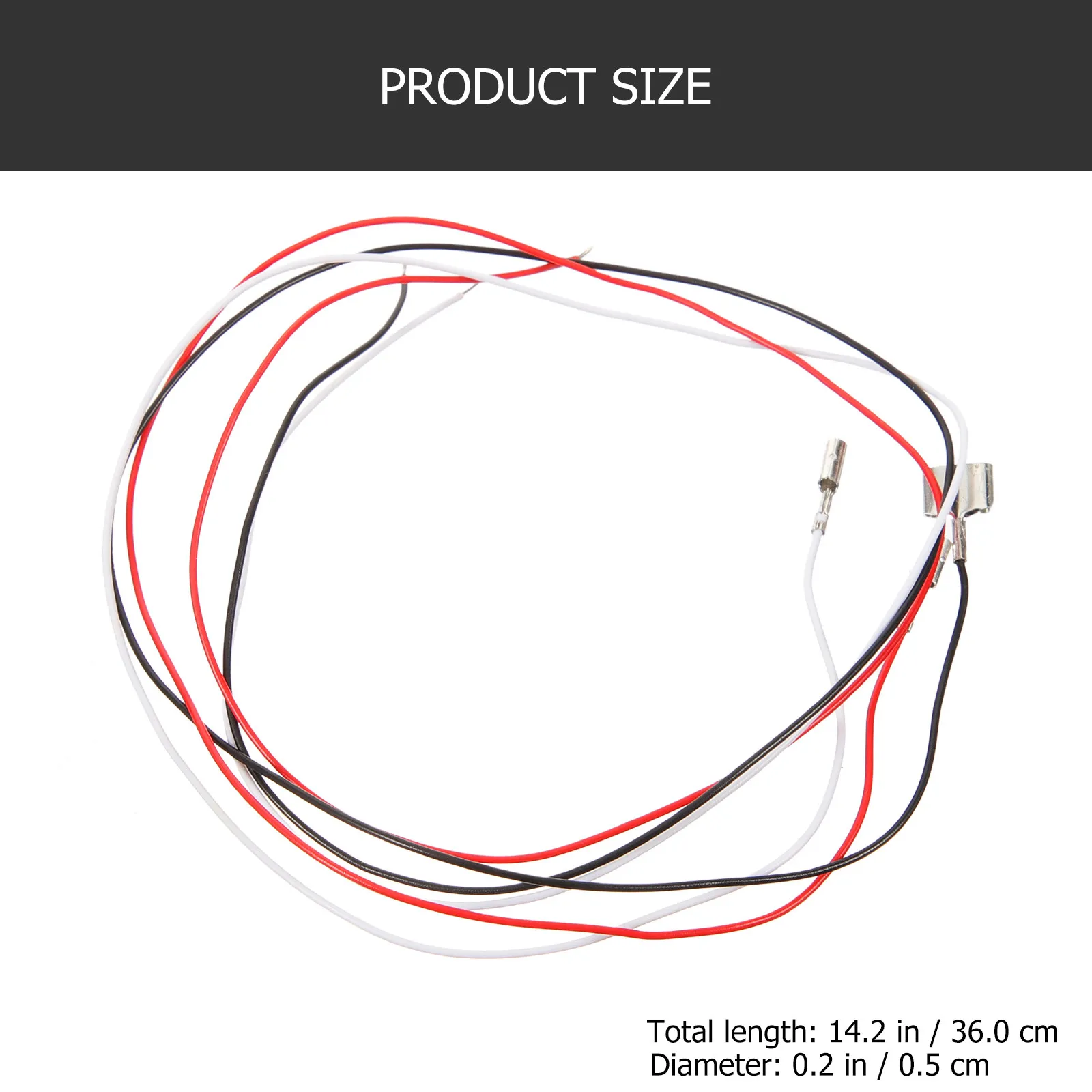 3Pcs Phonograph Lead Wires Plastic Insulation Easy Install Headshell Cartridge Wire Record Player Phono Supplies