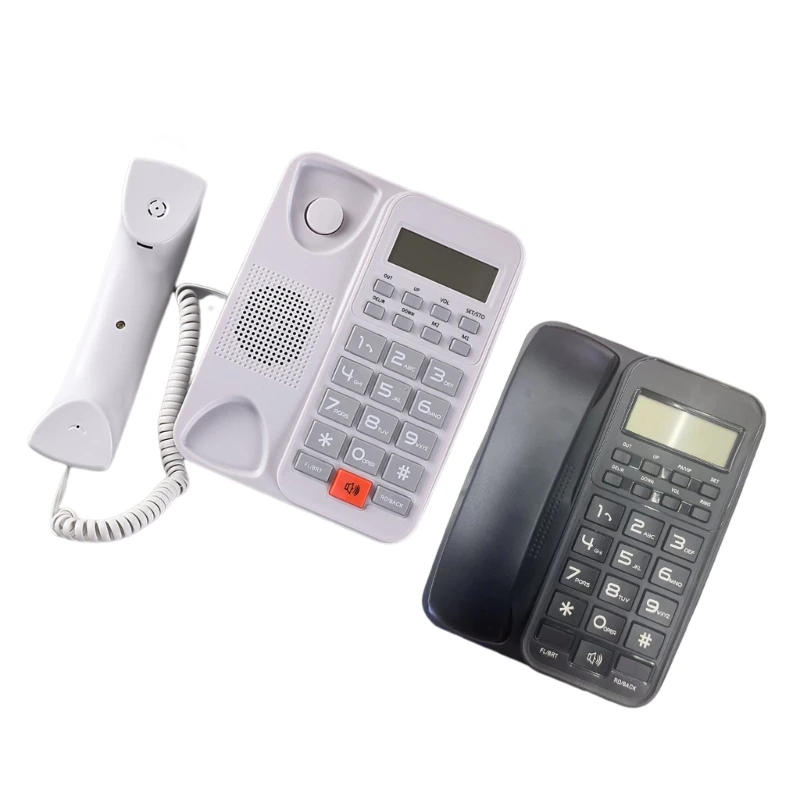 

Corded Telephone Landline Telephone Big Button Landline Phones with Caller