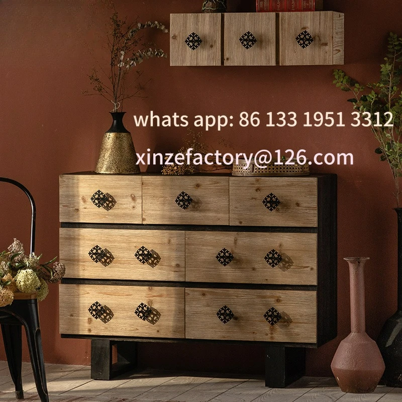 

Customizable wood retro old porch bucket storage cabinet