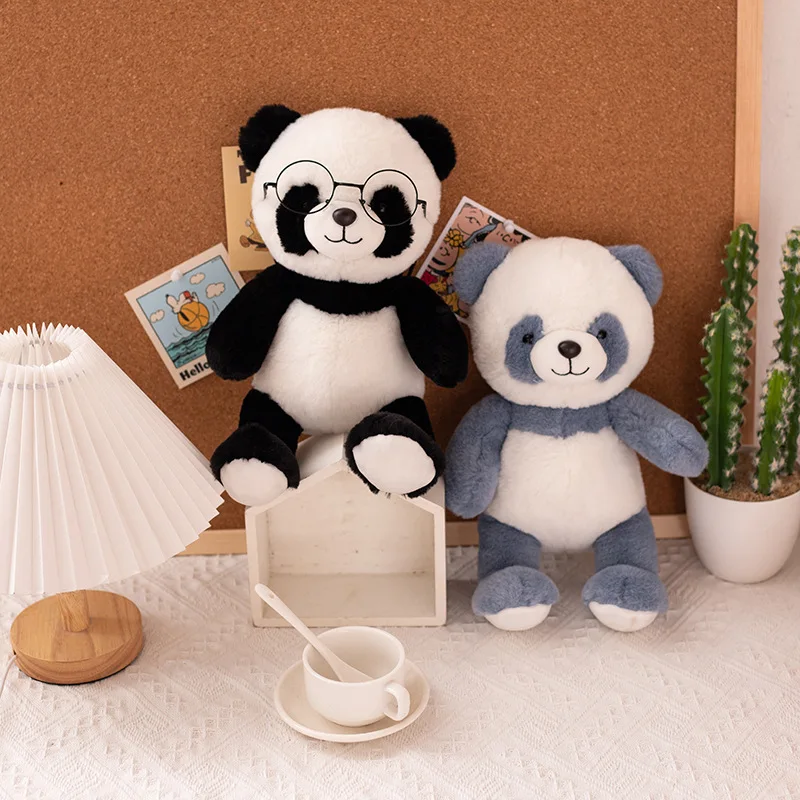 Jouets en peluche singe lapin Panda, nouvelle poupée animale pour filles, cadeau d'anniversaire, poupées à gratter, animaux en peluche doux et câlins pour enfants