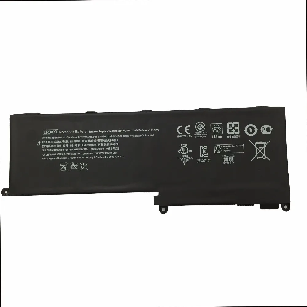 14.8V 72WH New Original LR08XL Laptop Battery for HP Envy 15-3000 660152-001  HSTNN-DB3H HSTNN-UB3H TPN-I104 LR08 LR08072XL