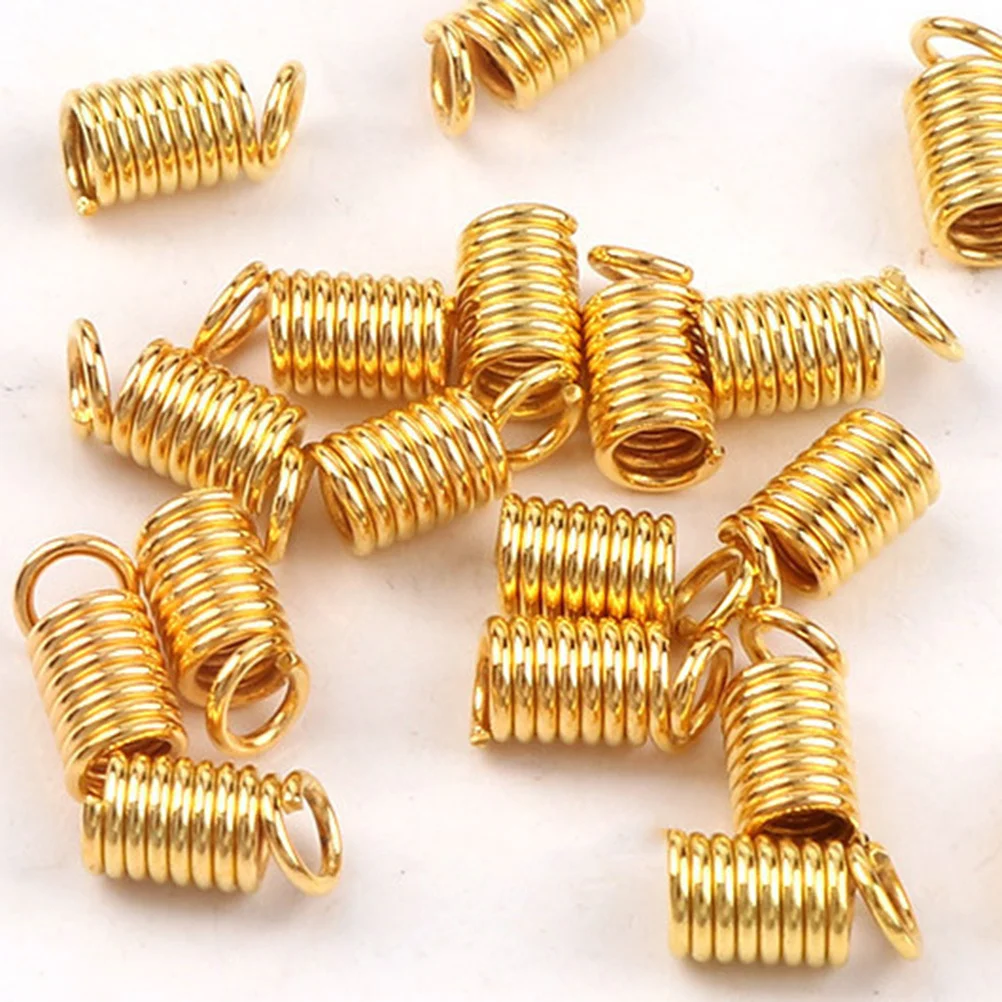 

5Packs DIY Jewelry Connectors Spring Buckle 4x10mm Lightweight Necklace Bracelet Craft Parts Slide Lock Necklace Connector