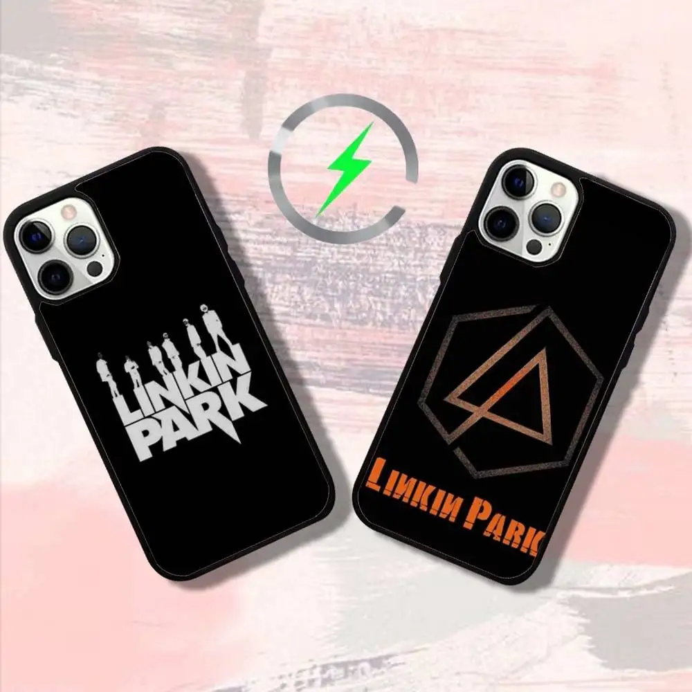 

The L-Linkins P-Park Band Phone Case For iPhone 16,15,14,13,12,11,Pro,Max,Plus,Mini,SE4,E Magnetic Magsafe Wireless Charging