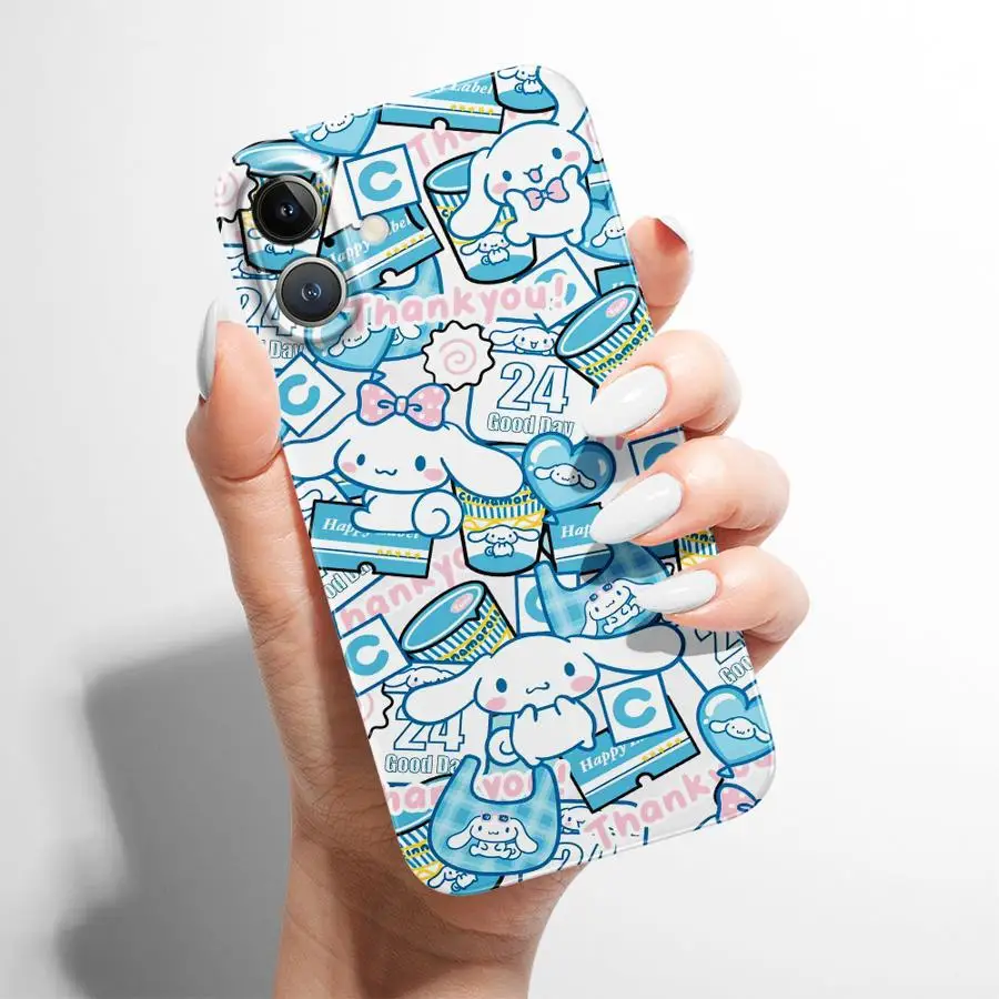 حافظة هاتف صلبة لهاتف آيفون 17 إير 11 15 بلس 13 16 برو ماكس XR 14X12 سانريو كارتون لطيف