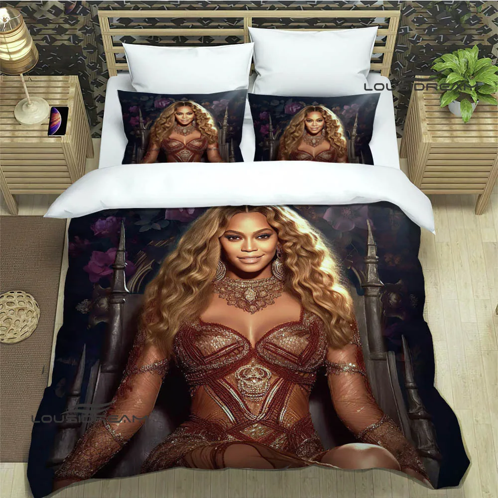 Beyonce Giselle Knowles printed  Bedding Sets exquisite bed supplies set duvet cover bed comforter set bedding set luxury