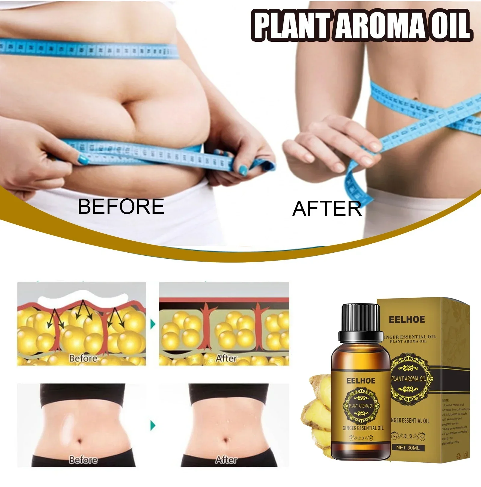 Powerful Belly Slimming Product For Fast Full Body Sculpting Thigh Slimming Firming Fat Burning Body Care