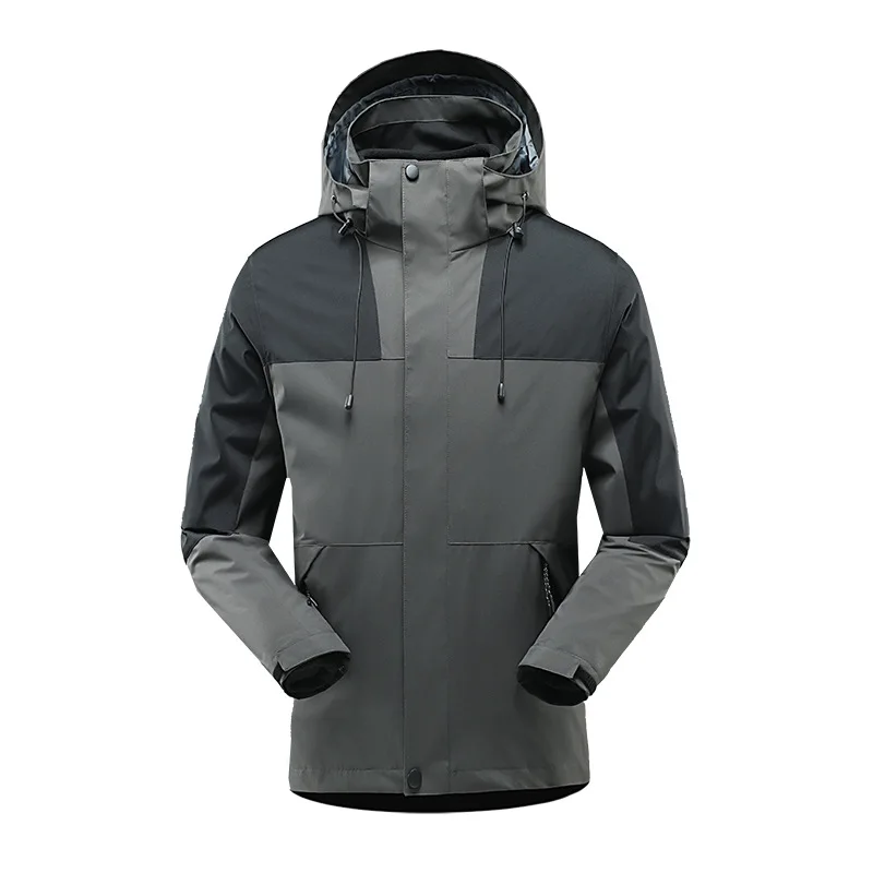 

Outdoor Assault Suit Three In One Detachable Warm Down Jacket Mountaineering Suit Windproof And Waterproof Men's Ski Suit