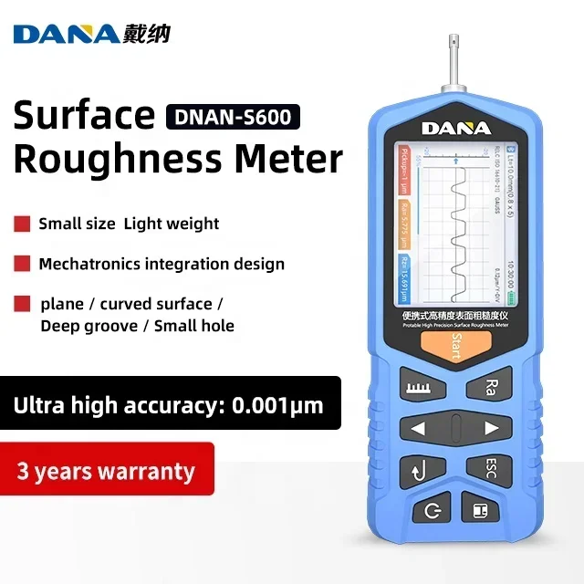 2025/DANA-S360 Digital surface roughness tester industrial Ra Rz Rq Rt can test detect all materials Profile Gauge Machine Indus