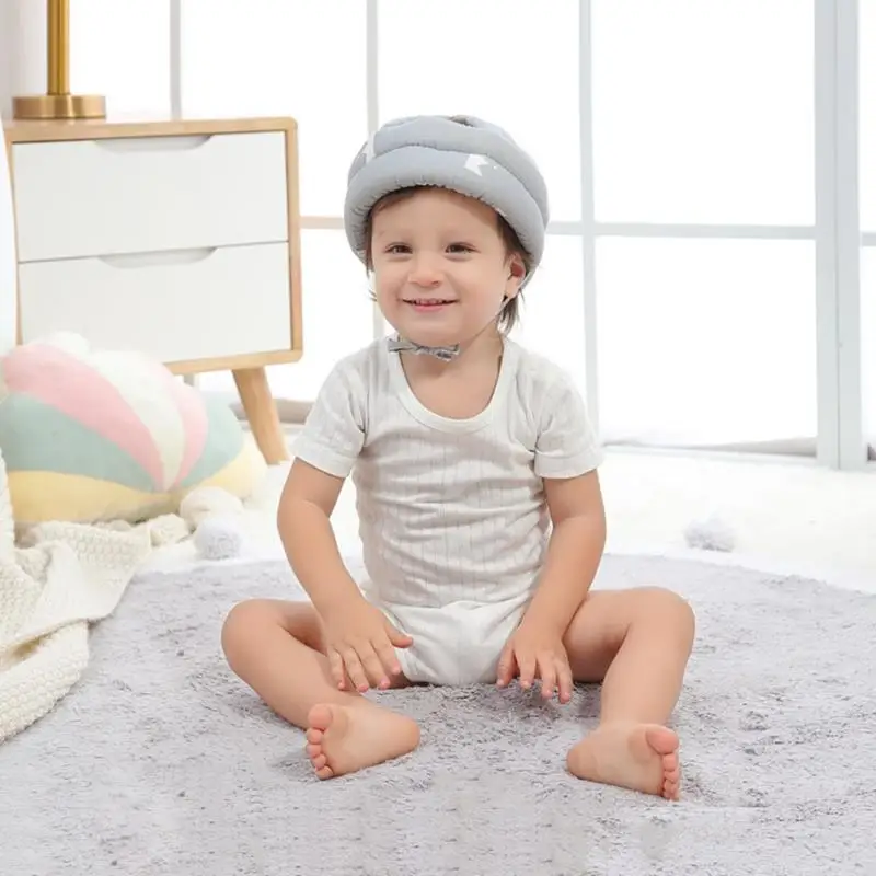 Casco de seguridad para bebés, protección para la cabeza, almohadilla anticaída, gorro para niños, 1 unidad