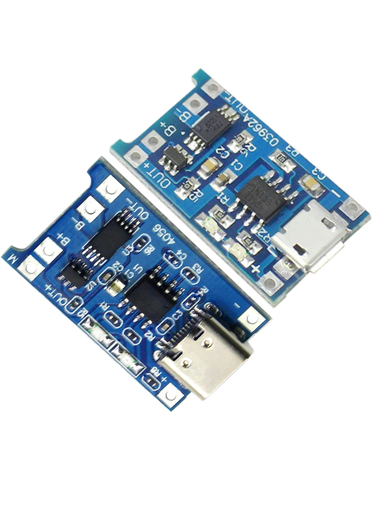 5V Micro/Type-c USB 1A 18650 TP4056 bateria litowa płytka ładująca z moduł ładowarki ochronnymi — zdjęcie 2