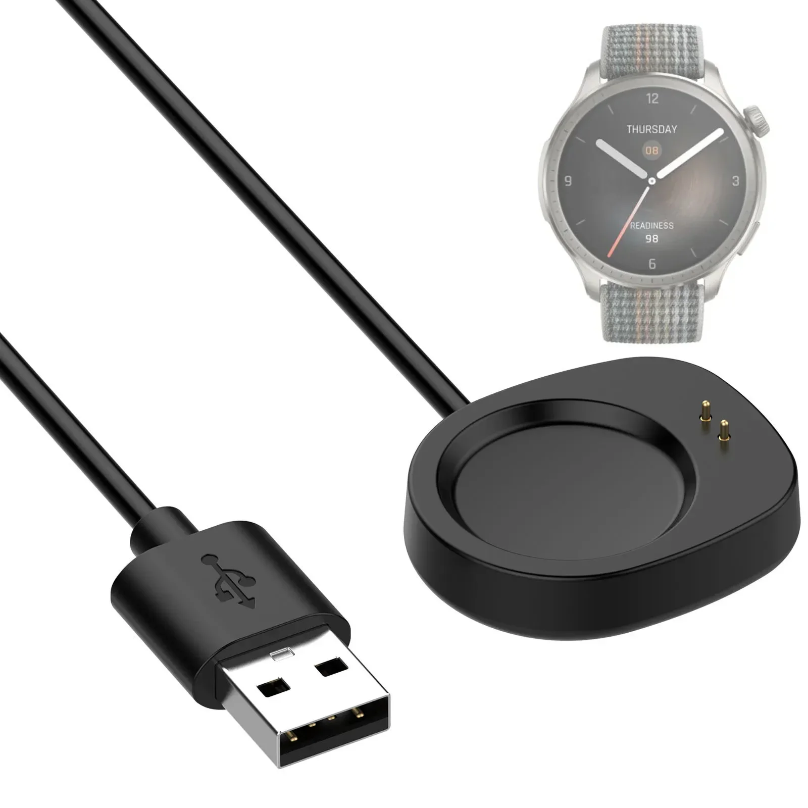 Dock Charger Adapter Power Charge Wire for Amazfit Balance A2286 Sport Watch USB Charging Cable Smart Accessories
