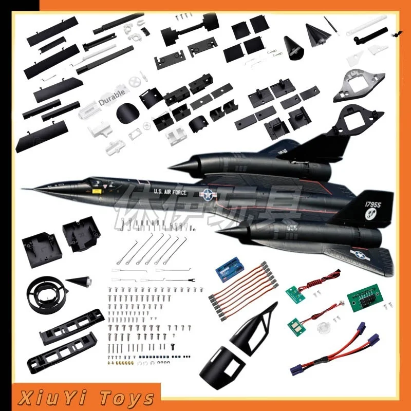 Freewing Sr-71 Blackbird Twin 70mm Edf Replacement Parts Fuselage Wing Nose Gear Strut Epo Foam