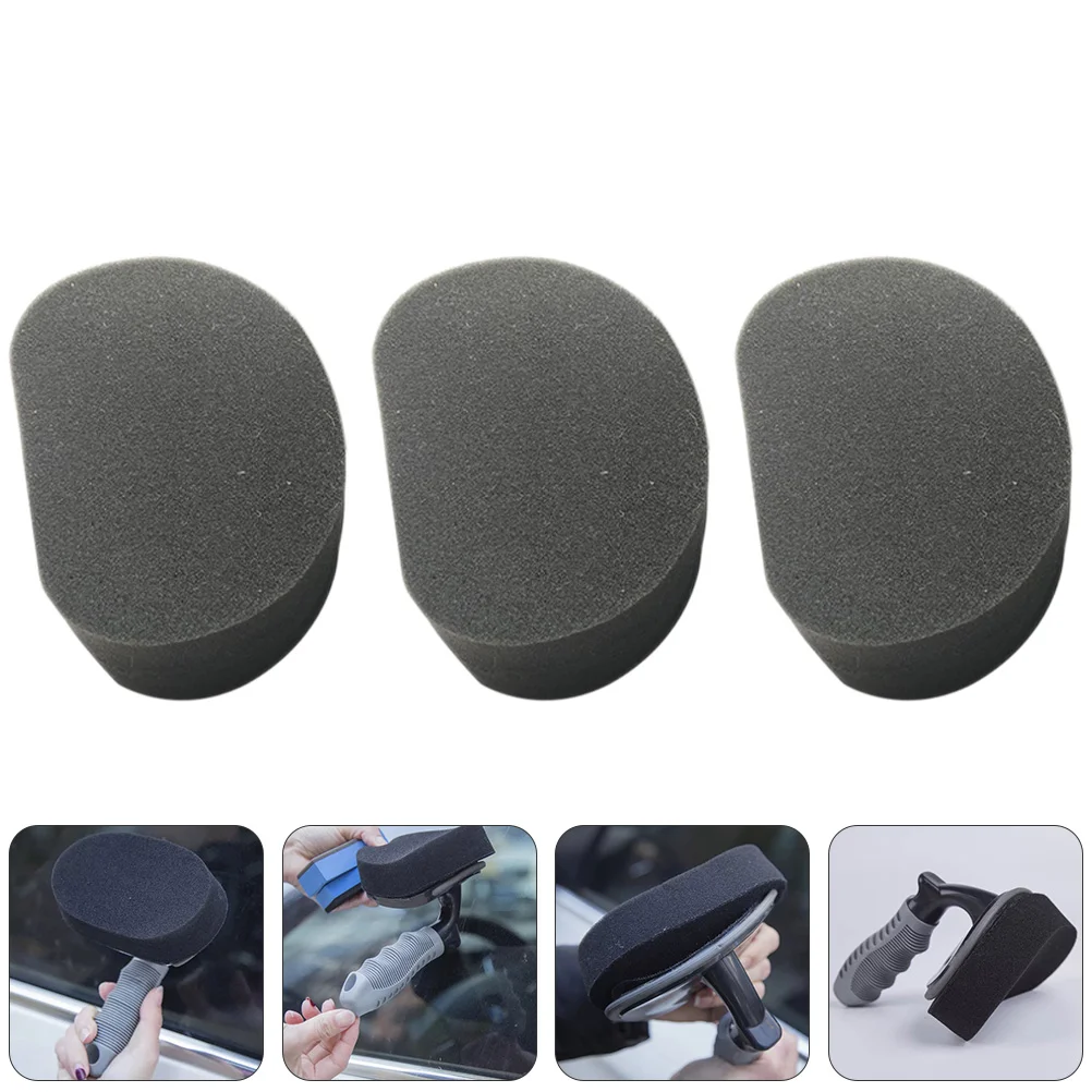 Wax Brush on Tire Tool Car Sponge Waxing for Wheel Polishing Cars Sponges Wash Bright