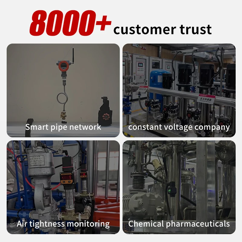 เครื่องส่งสัญญาณความดันอุตสาหกรรมอัจฉริยะ 4-20mA 0.5-4.5V 0-10V I2C RS485 เอาต์พุต เซ็นเซอร์วัดความดันน้ำ แก๊ส น้ำมัน