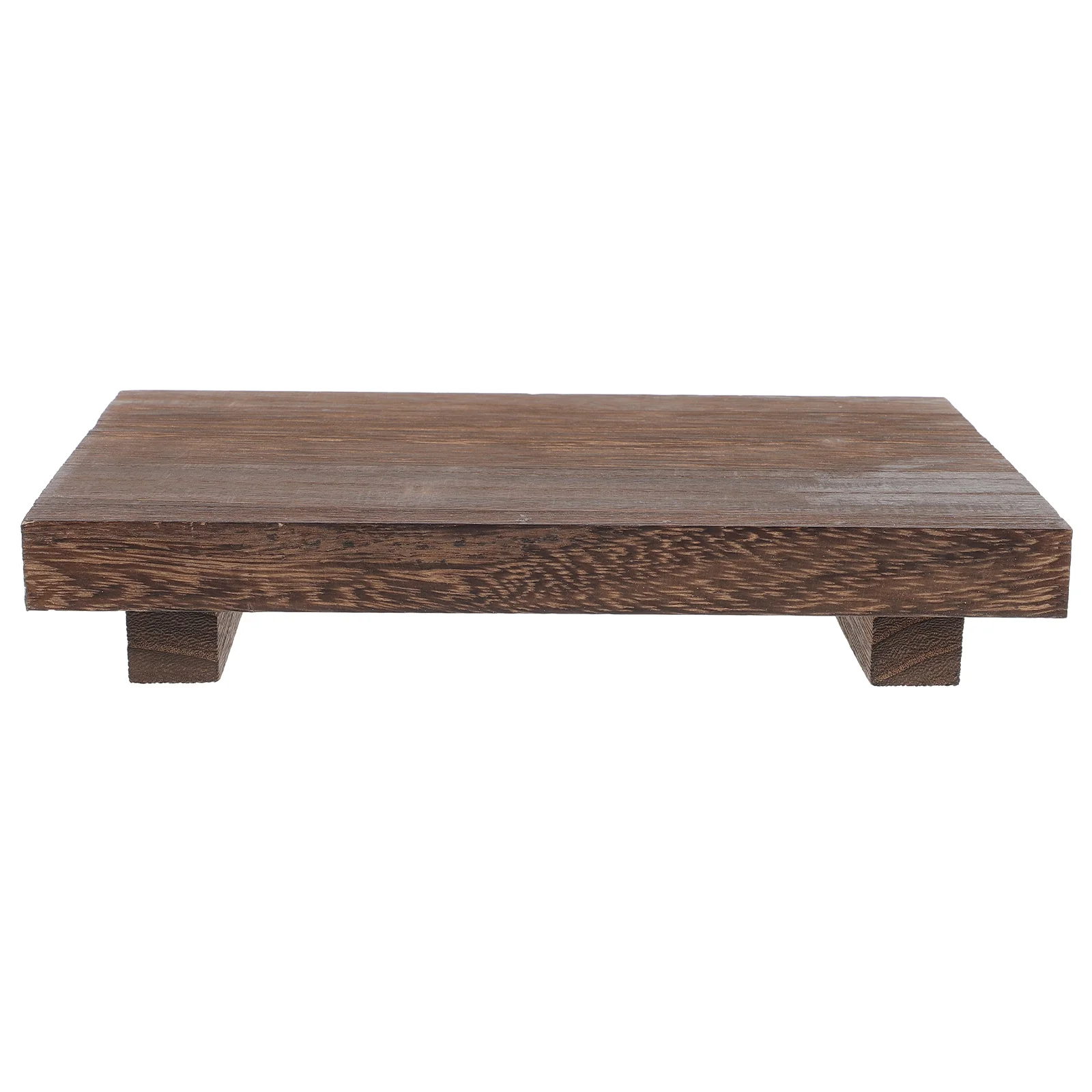 

Wood Riser Pedestal Stand Multi Functional Wooden Organizer for Bathroom Kitchen Soap Towels Plant Display Wood Pedestal Stand