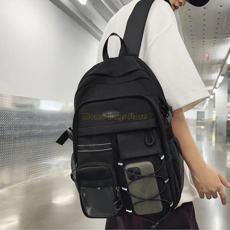 X90D Laptop Rucksack School Rucksack Boy Travel Rucksack Casual Daypack Man großer Kapazitäts -Rucksack für täglich